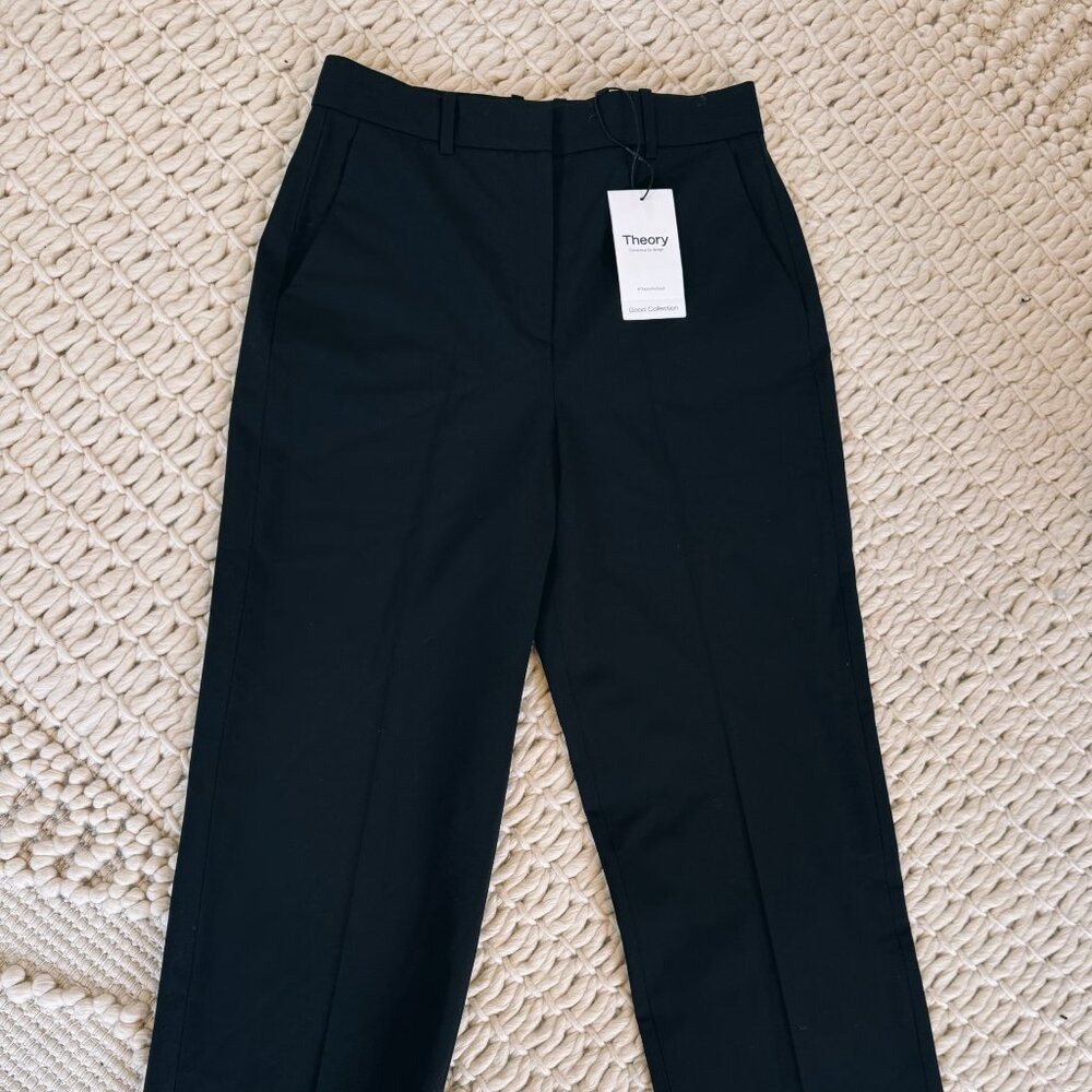 Theory High-Waisted Straight Pant